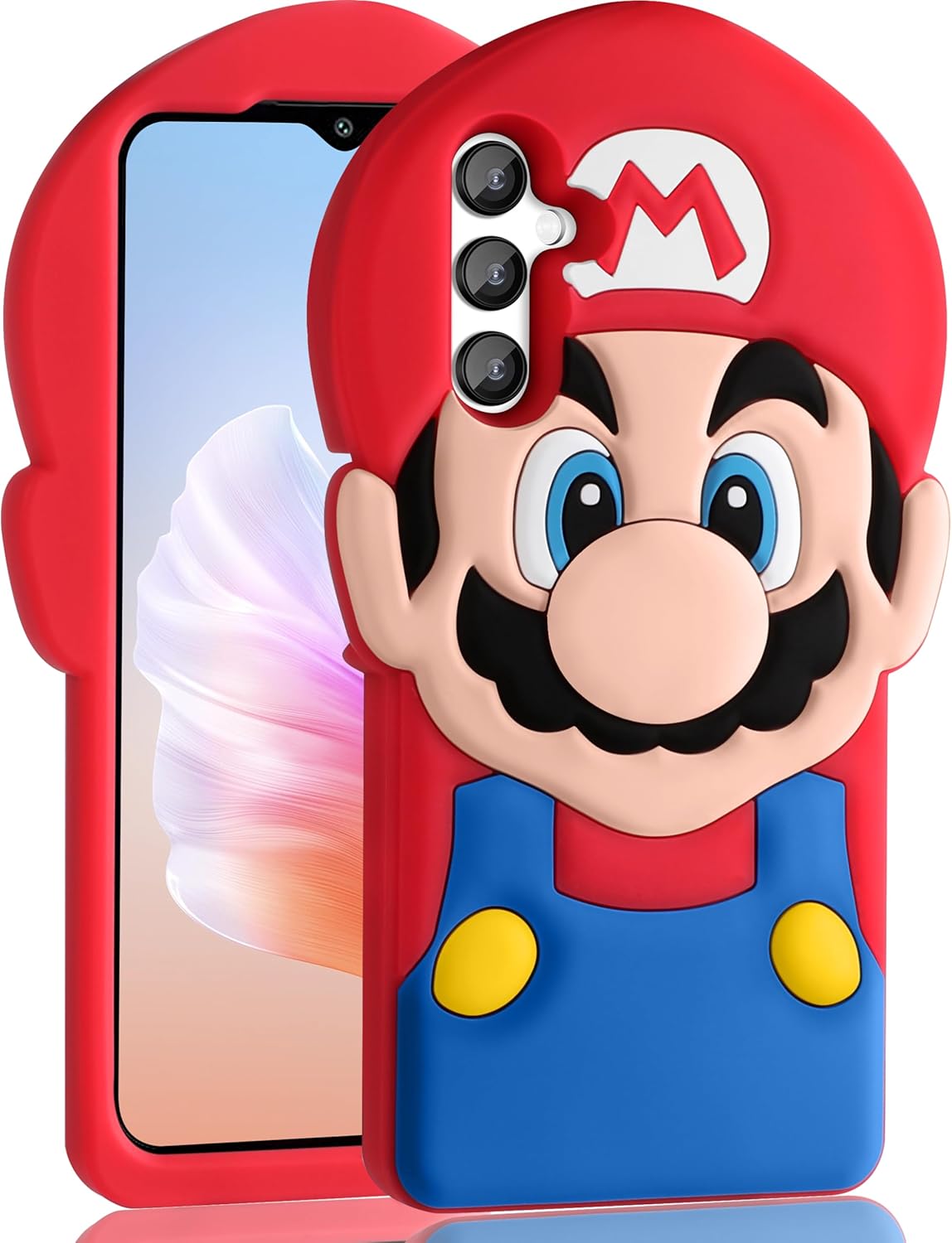 oqpa Funda para teléfono Galaxy A14 5G con diseño de personajes 3D de dibujos animados para niños, niñas, mujeres, adolescentes, funda Kawaii única