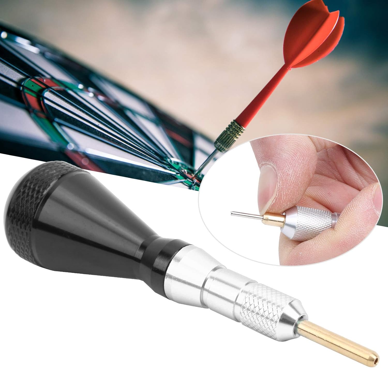Removedor de punta de dardos, extractor electrónico de punta suave rota, herramienta de dardos para quitar puntas de dardos con herramienta de