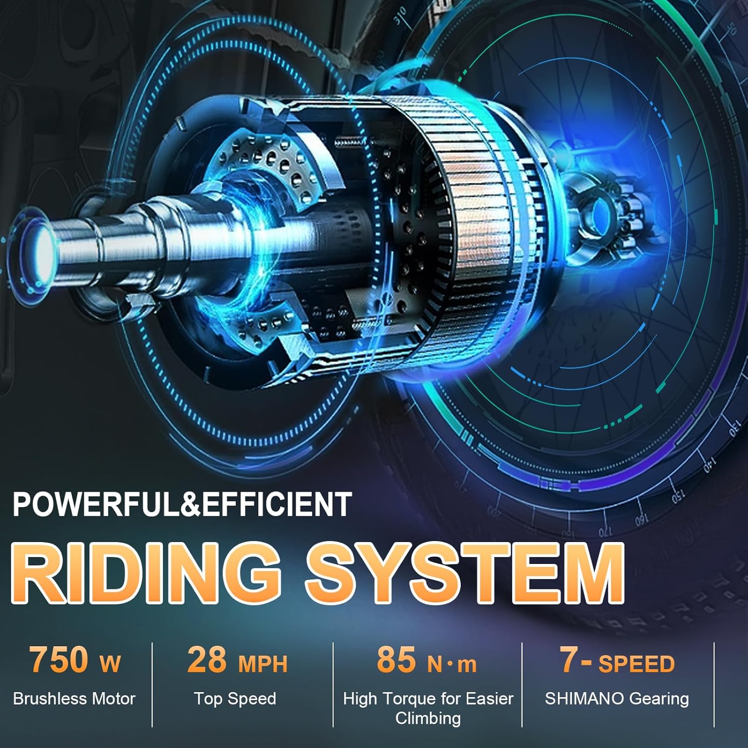 Snapcycle Eagle – Bicicleta eléctrica plegable de 750 W para adultos, 28 MPH, 20 pulgadas, neumático grueso, batería extraíble Samsung, 48 V, 15 Ah,