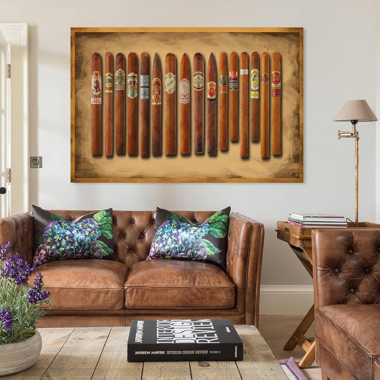 Póster de arte para regalar a los amantes de los cigarros, lienzo, pinturas artísticas para pared, decoración del hogar, sala de estar, impresiones