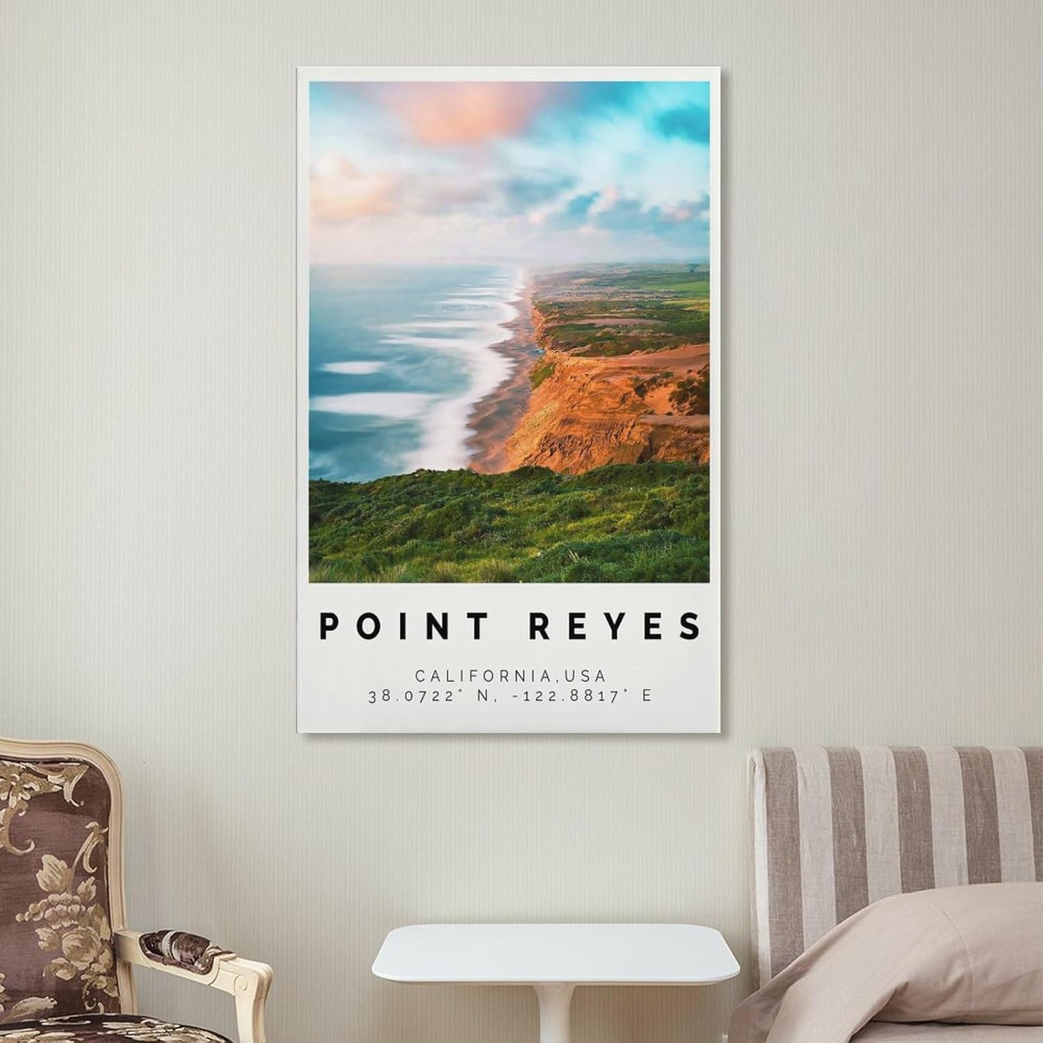 Point Reyes – Póster de Bunter Druck, Point Reyes Wandkunst, Point Reyes Foto Dekor, Point Reyes Geschenk – Póster de pared para decoración del