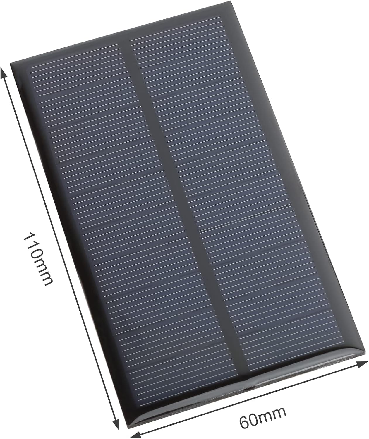 Micro paneles solares, 5 celdas solares fotovoltaicas de 5 V 200 mA de 4.331 in x 2.362 in  4.33 x 2.36 pulgadas