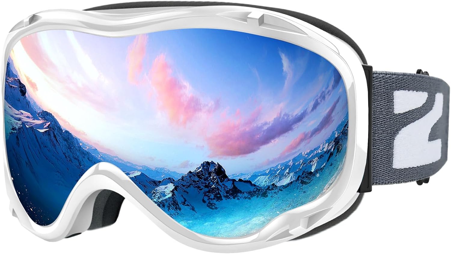 ZIONOR Lagopus Gafas de protección UV para esquí y snowboard, antiniebla, para hombres, mujeres, jóvenes