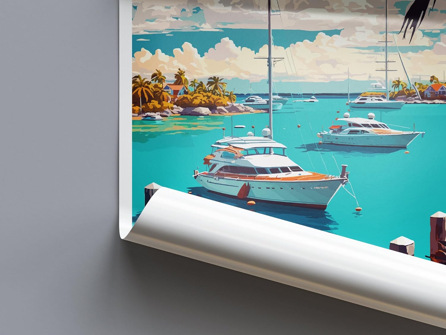 Abaco Islands Travel Print Wall Art Abaco Islands Wall Hanging Home Décor Abaco IslandsArt Lovers Wall Art Caribbean Travel Print