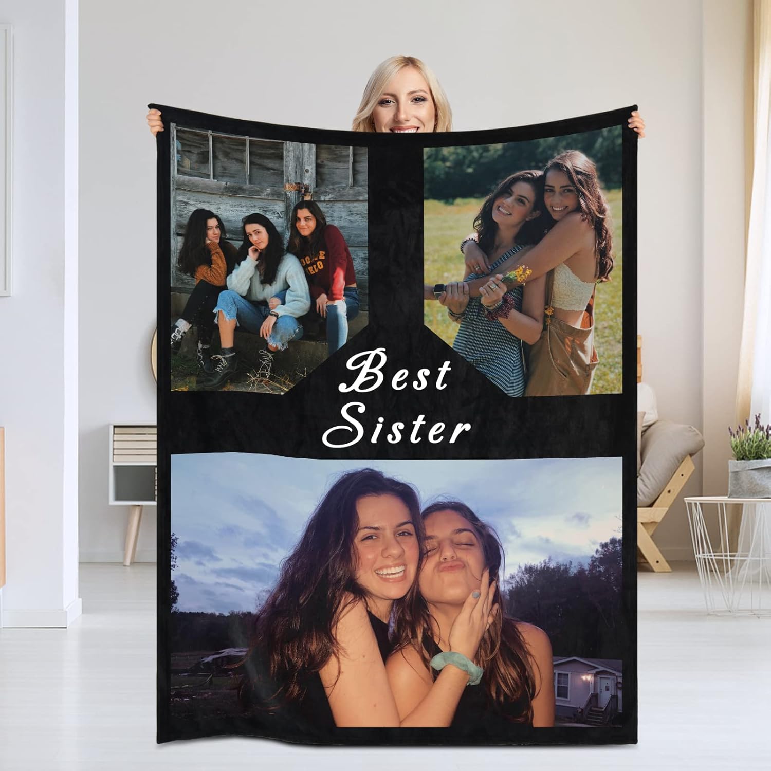 Livole Manta personalizada con imagen, manta de franela personalizada con foto y texto, manta personalizada para regalo para niños, amigos,
