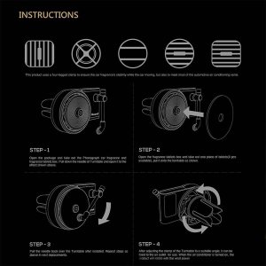 Reproductor de discos de coche Taylor Ambientador, 2 piezas de clip de ventilación de coche con 6 almohadillas de repuesto para tabletas de Reproductor de discos de coche Taylor Ambientador, 2 piezas de clip de ventilación de coche con 6 almohadillas de repuesto para tabletas de