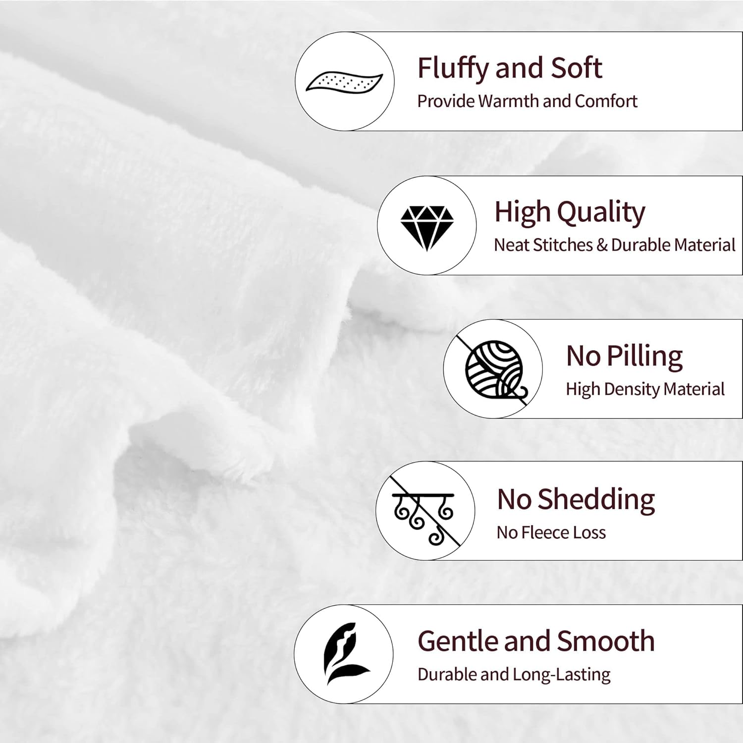 Lupo Bianco Che Ulula alla Luna – Coperta Morbida, Calda y Accogliente en Pila con Diseño Animale 3D per Letto, Divano o Ovunque Tu Abbia Bisogno di