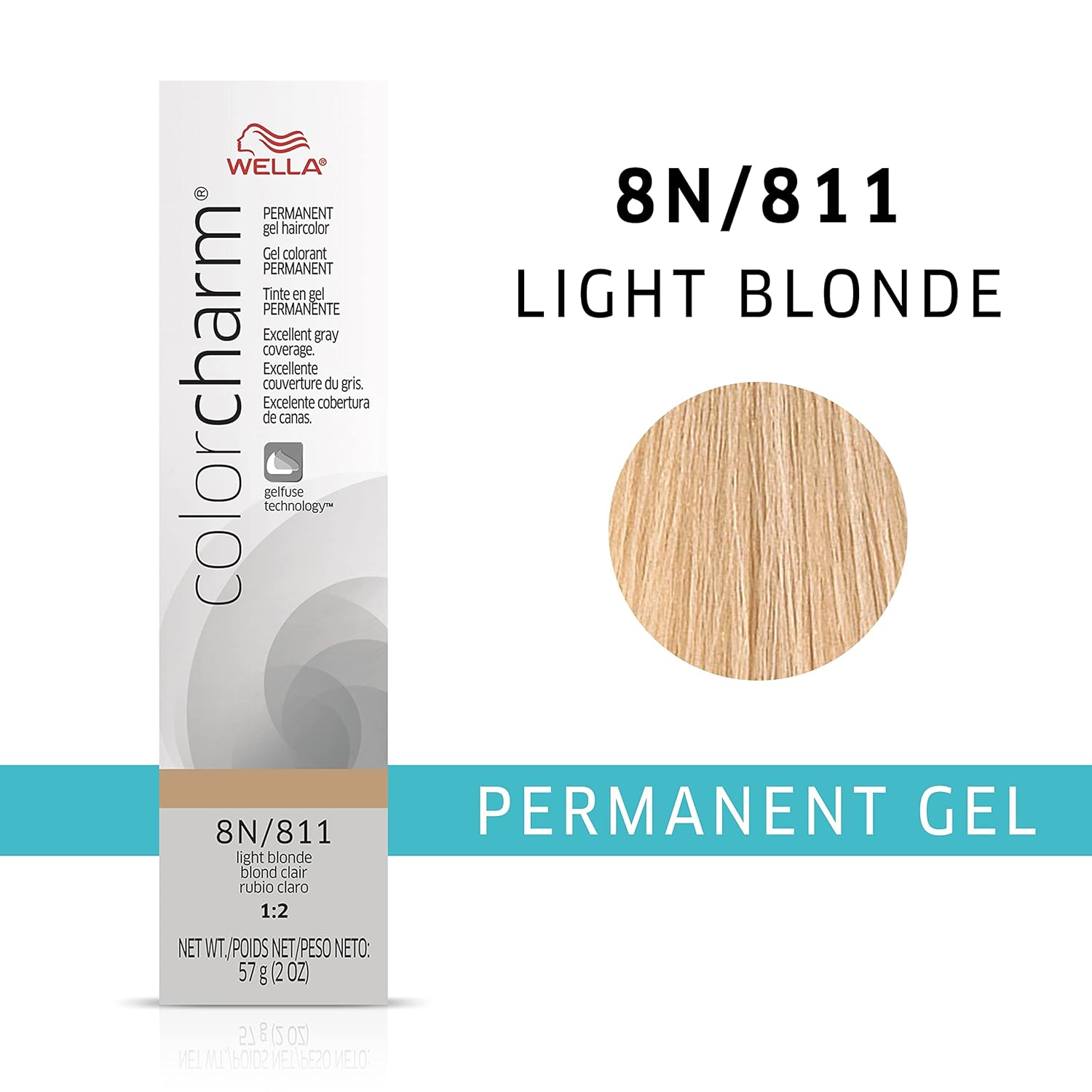 Wella Color Charm – Tinte en gel permanente, tono castaño