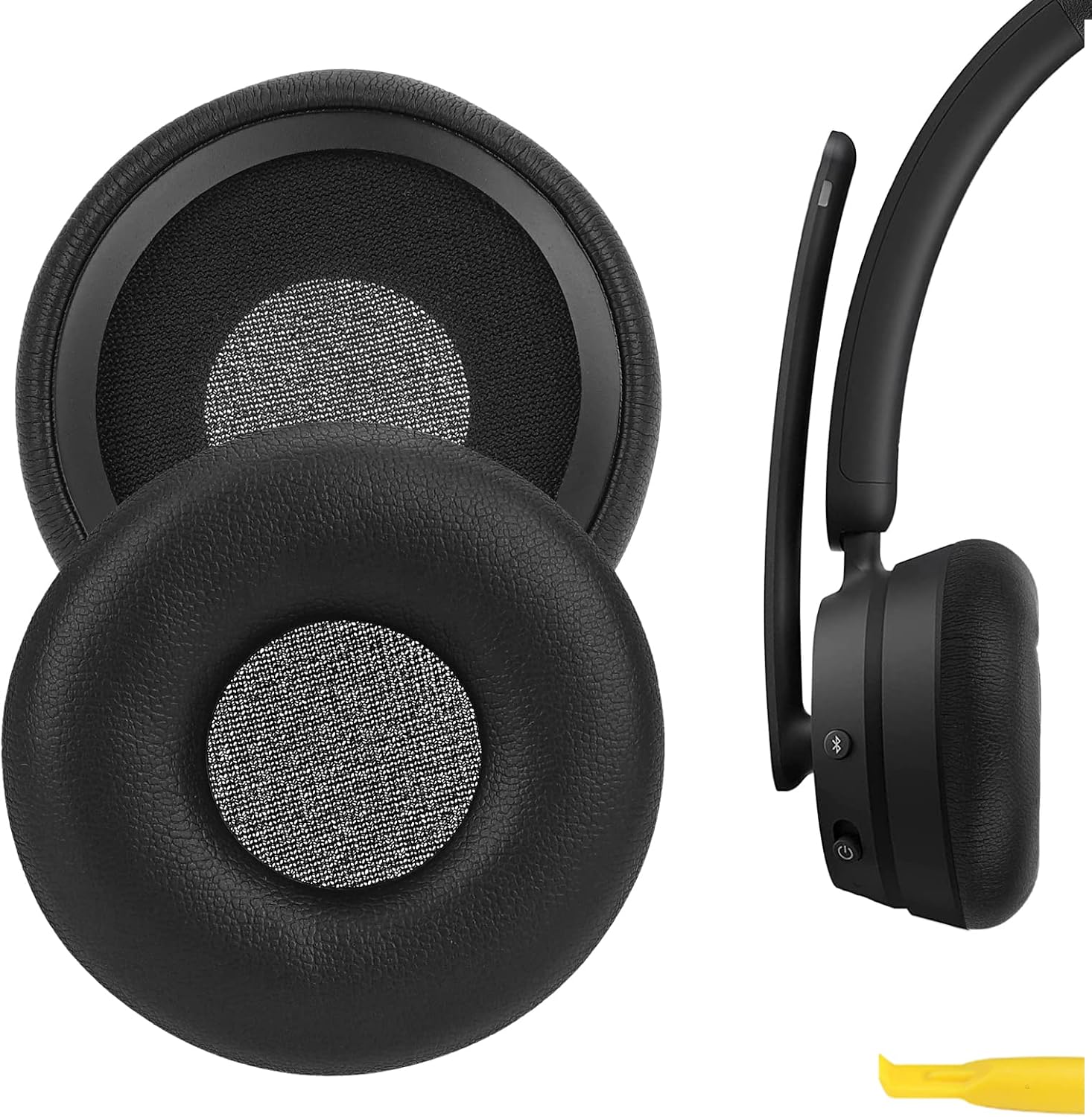 Geekria QuickFit – Almohadillas de repuesto para Microsoft Modern Wireless, almohadillas modernas con cable para los oídos, almohadillas para