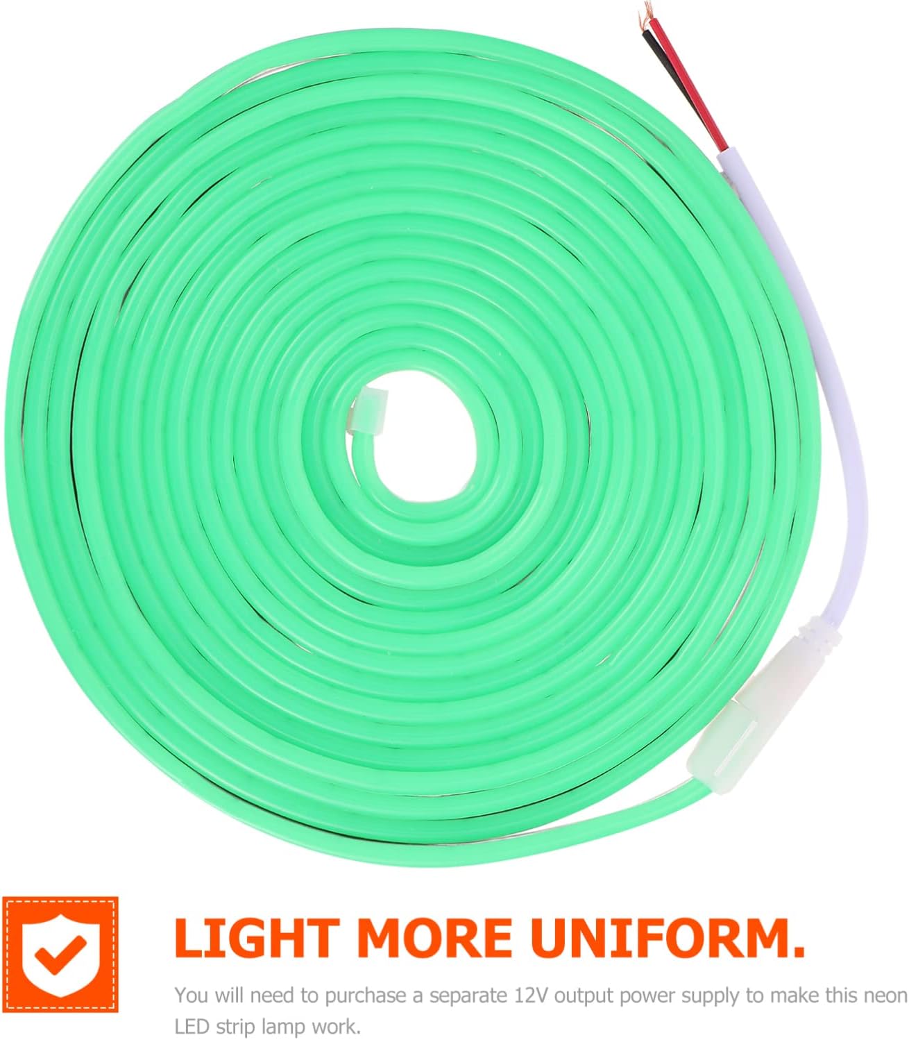 Uonlytech Tira de luces LED de neón, tira de luces de neón, tira de luces de neón, tira de luces de neón, luz para exteriores, 12 V, flexible