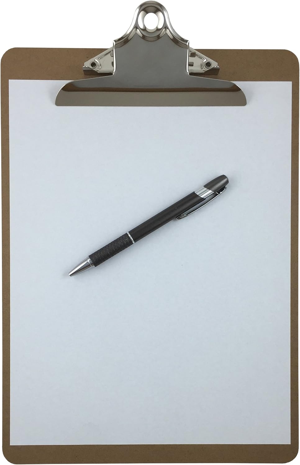 Portapapeles, clips tamaño carta, 9” x 12.5″, cubierta dura, paquete de 12
