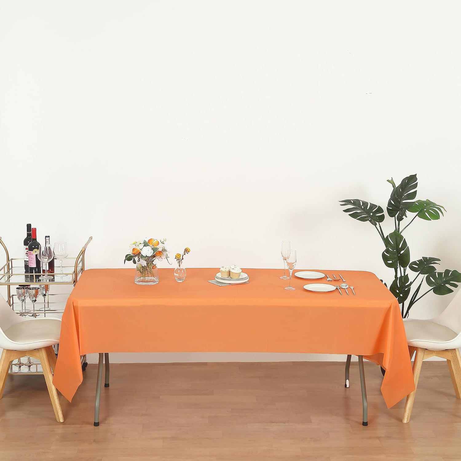 Evershine – Mantel de plástico resistente (reutilizable, 12 unidades)