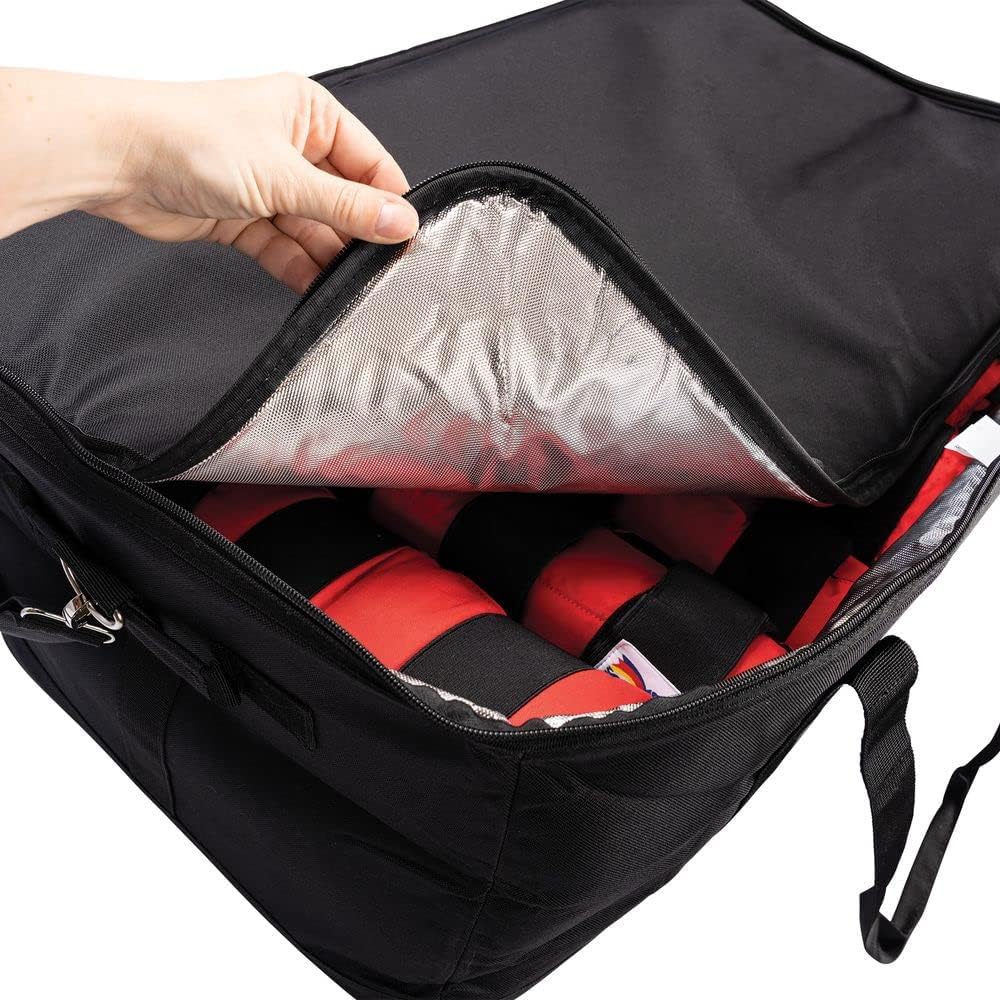 Bolsa enfriadora para botas de hielo  Color negro  Prolonga la vida útil de las botas de caballo  Alta capacidad  Ligero y portátil  Uso versátil