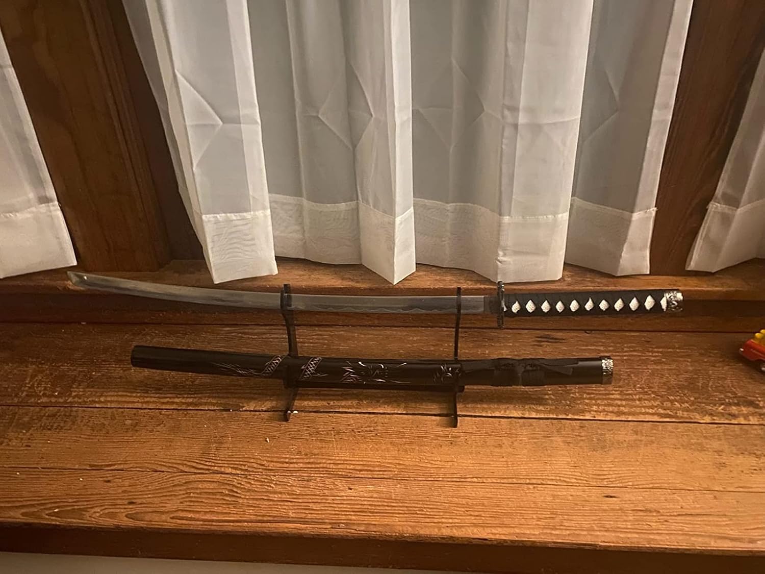 WANLIAN Espada Soporte Espada Gancho Acrílico Mesa De Dos Estantes Samurai Espada Soporte De Exhibición Soporte Soporte De Espada Apoya Todas Las