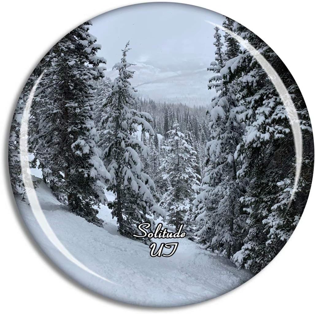 Solitude Mountain Resort Utah USA – Imanes para nevera, recuerdo de viaje, colección divertida, magnetismo fuerte, decoración del hogar, oficina,