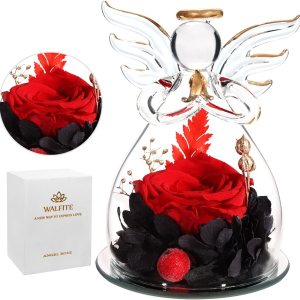 Regalos para el día de San Valentín, rosa de ángel preservada, regalos del día de San Valentín para ella, regalos para mamá de hija, regalos para el Regalos para el día de San Valentín, rosa de ángel preservada, regalos del día de San Valentín para ella, regalos para mamá de hija, regalos para el