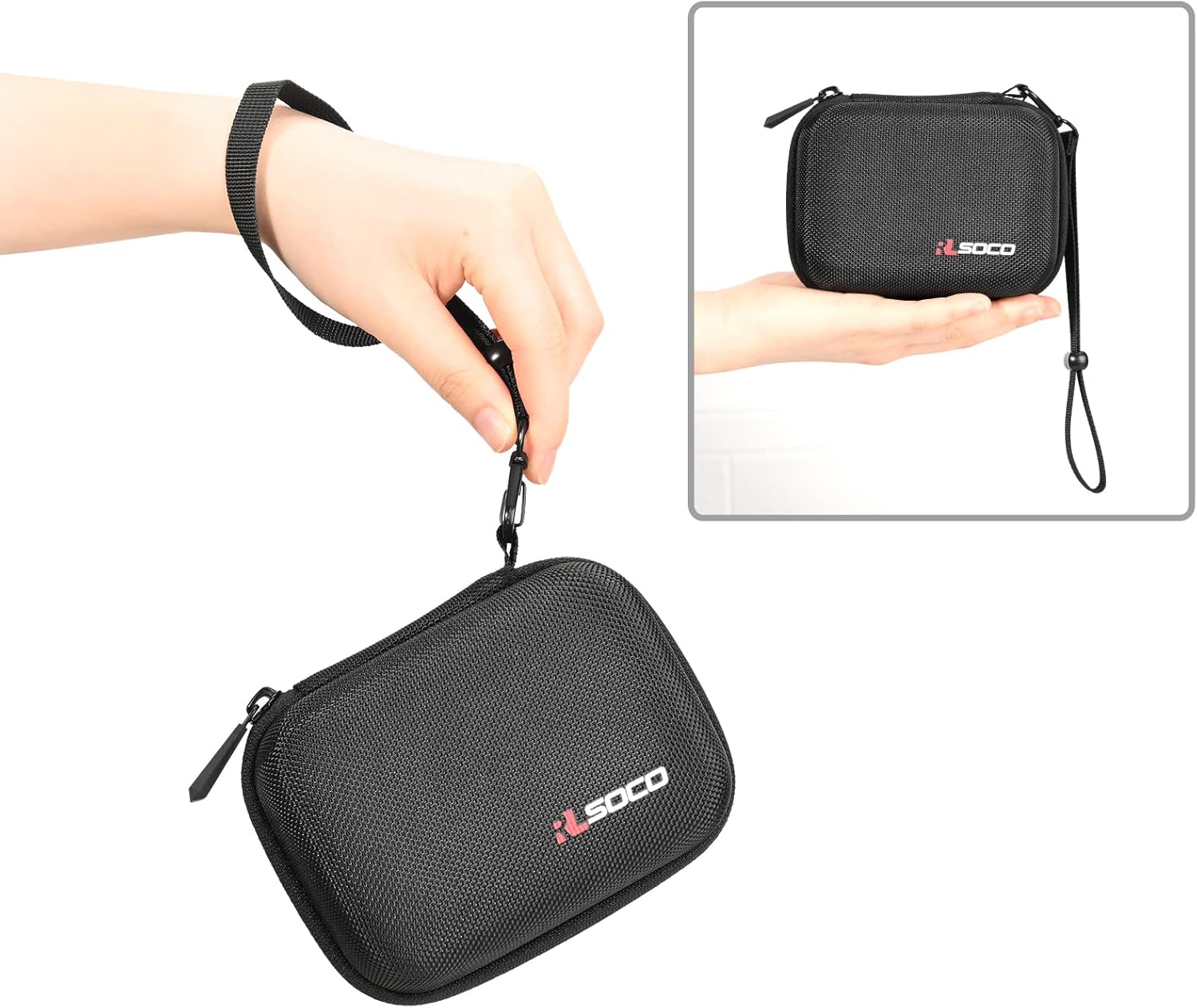 RLSOCO Estuche rígido para micrófono Lavalier inalámbrico DJI Mic (usando sin sacar)