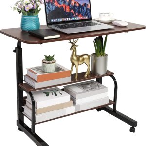Escritorio de computadora para estudiantes, muebles de oficina en casa, escritorio de espacio pequeño de 15.7 x 31.5 pulgadas, mesa de juegos Escritorio de computadora para estudiantes, muebles de oficina en casa, escritorio de espacio pequeño de 15.7 x 31.5 pulgadas, mesa de juegos