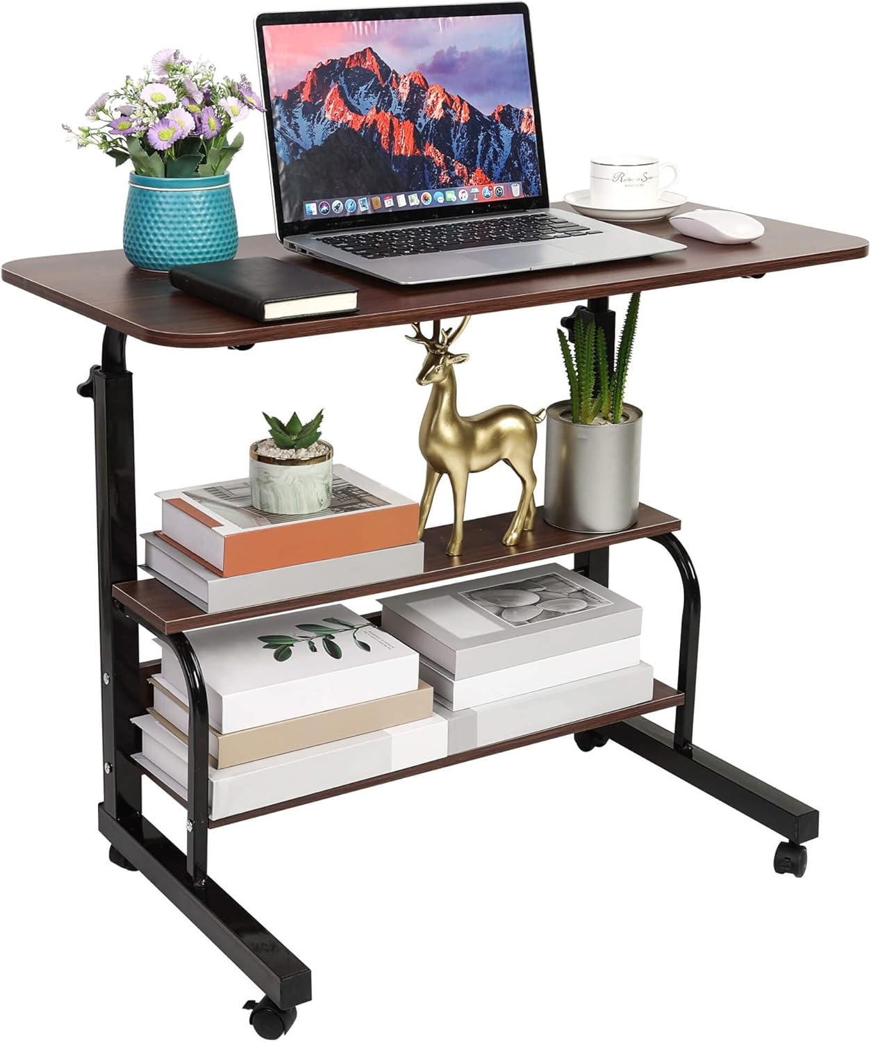Escritorio de computadora para estudiantes, muebles de oficina en casa, escritorio de espacio pequeño de 15.7 x 31.5 pulgadas, mesa de juegos