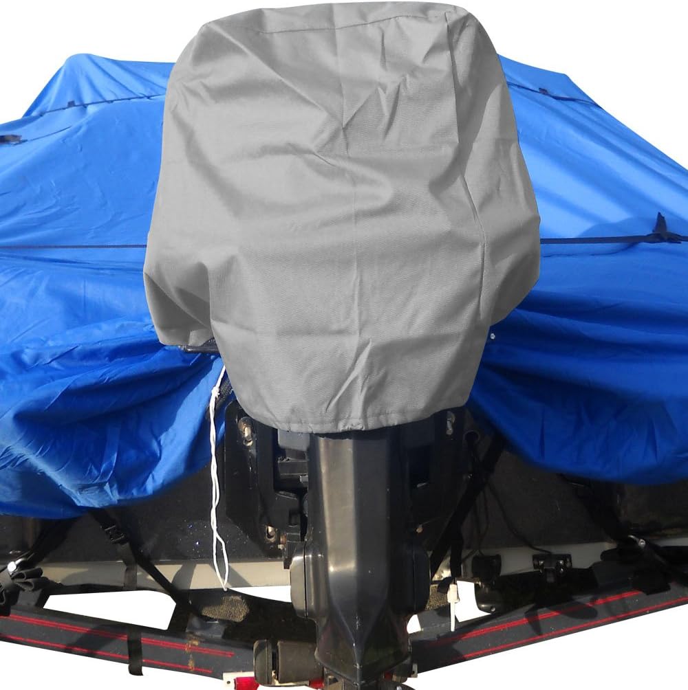 Budge BA-35 Cubierta media gris para motores de carrera de 15 CV a 25 Hp