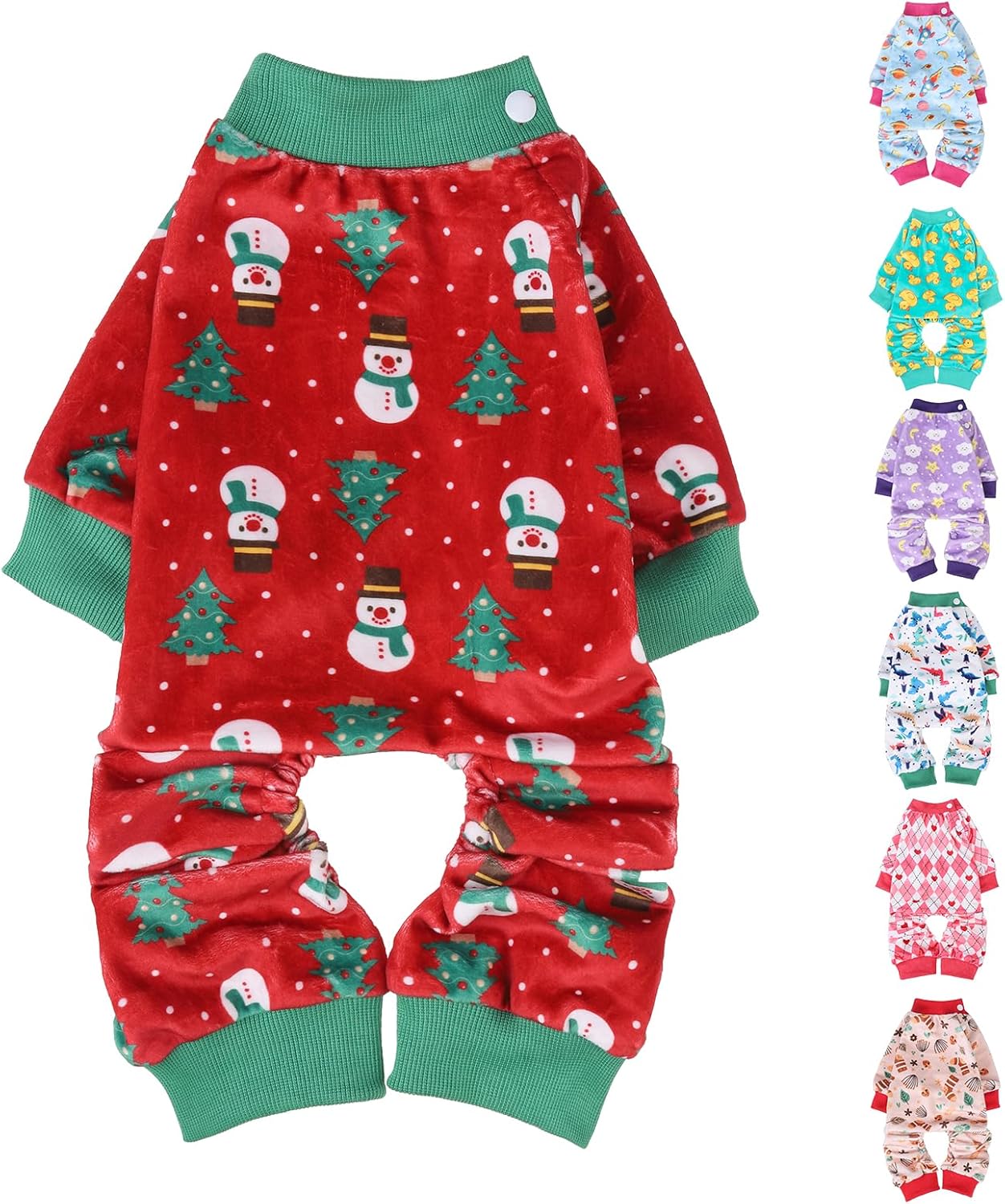 BEAUTYZOO Pijama elástico para perros pequeños y medianos, ropa de terciopelo suave para primavera y verano, para niñas y niños, con cuello
