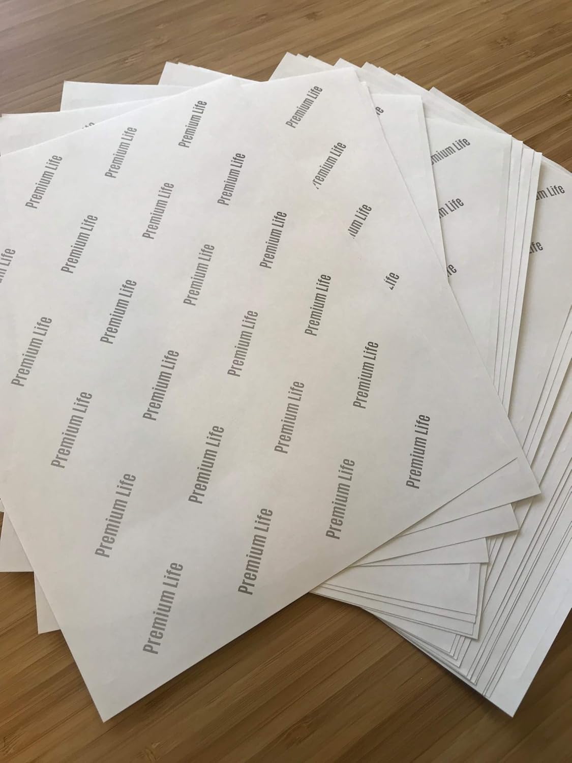 Premium Life Etiquetas autoadhesivas blancas (tamaño de palabra) adhesivas permanentes blancas mate para impresoras láser e inyección de tinta (1.75