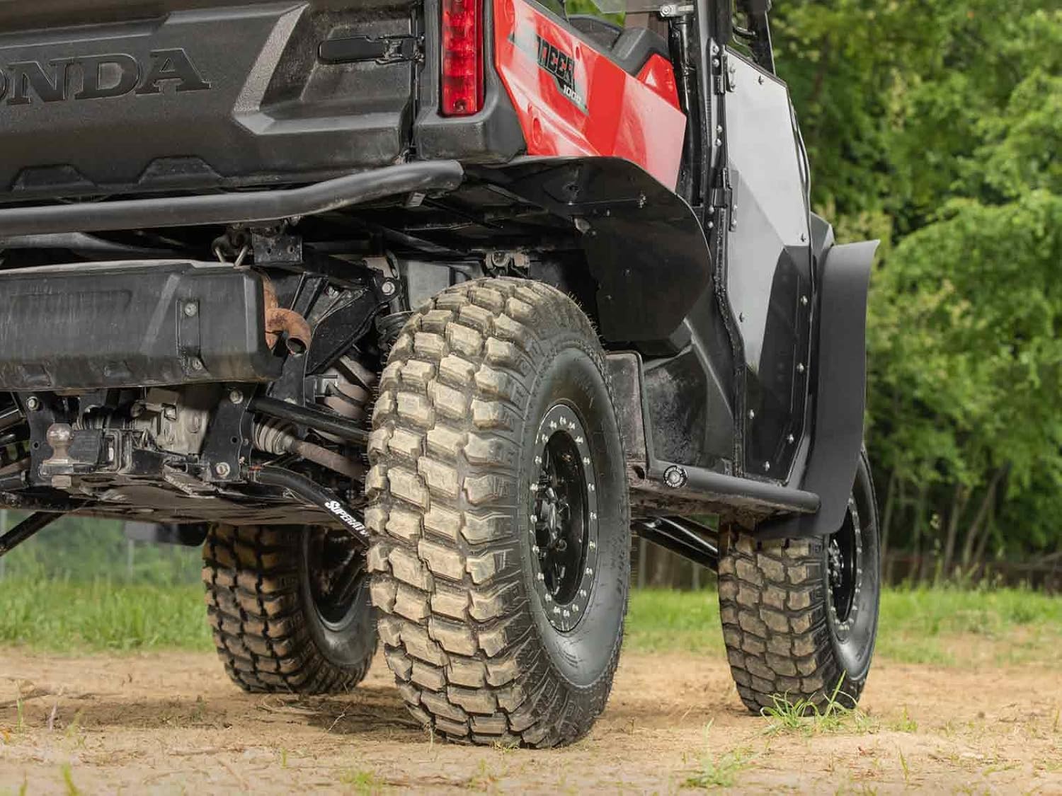 SuperATV Guardabarros, guardabarros, guardabarros, guardabarros de barro compatibles con Honda Pioneer 1000 y 2023+ Pioneer 1000-6 2016-2021,