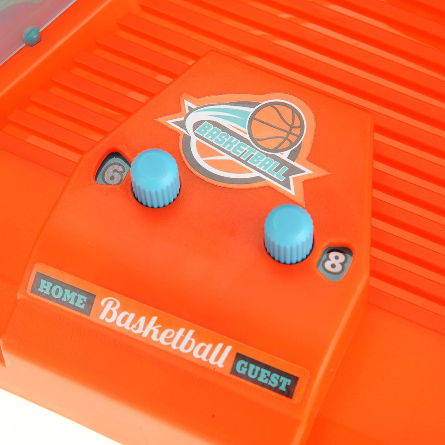 PowerTRC Ultimate Arcade de baloncesto de escritorio grande diversión sin fin para niños y adultos con acción para 2 jugadores, juego de disparos en