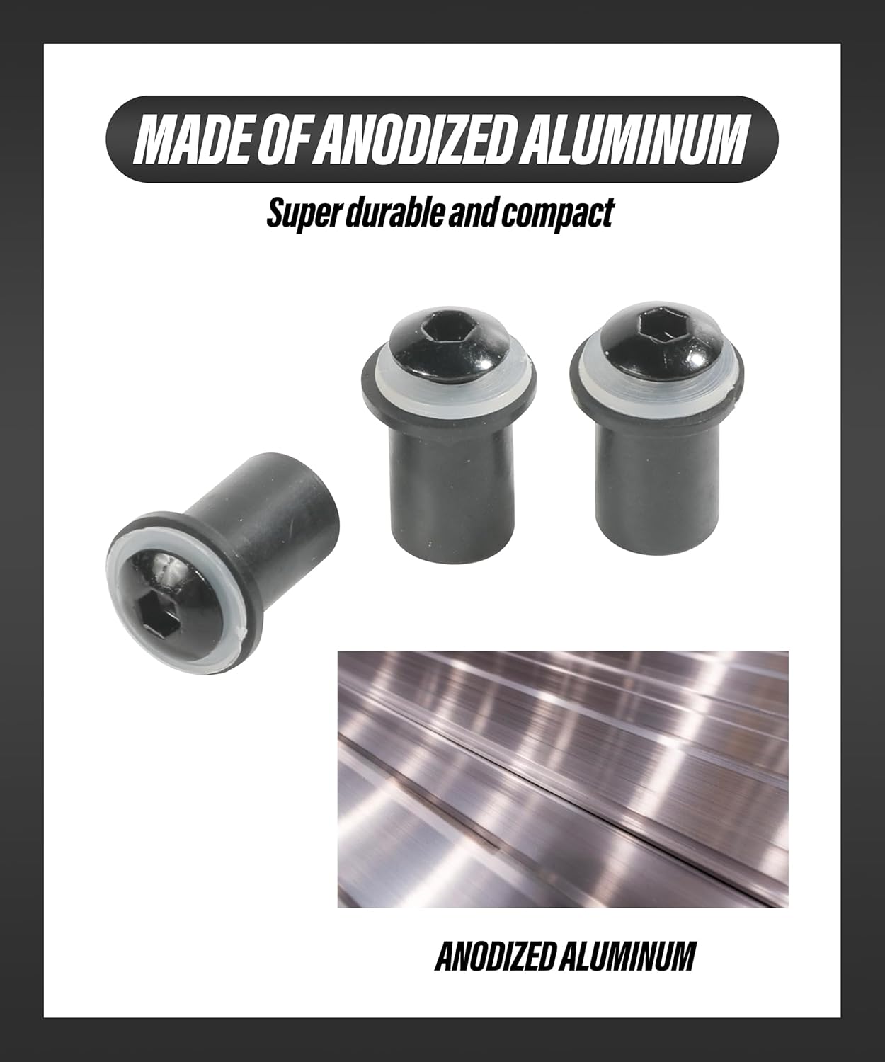 ESEWALAS 10 tornillos para parabrisas, kit de tornillos para parabrisas de motocicleta, accesorios de automóvil, carenado de motocicleta, tornillos