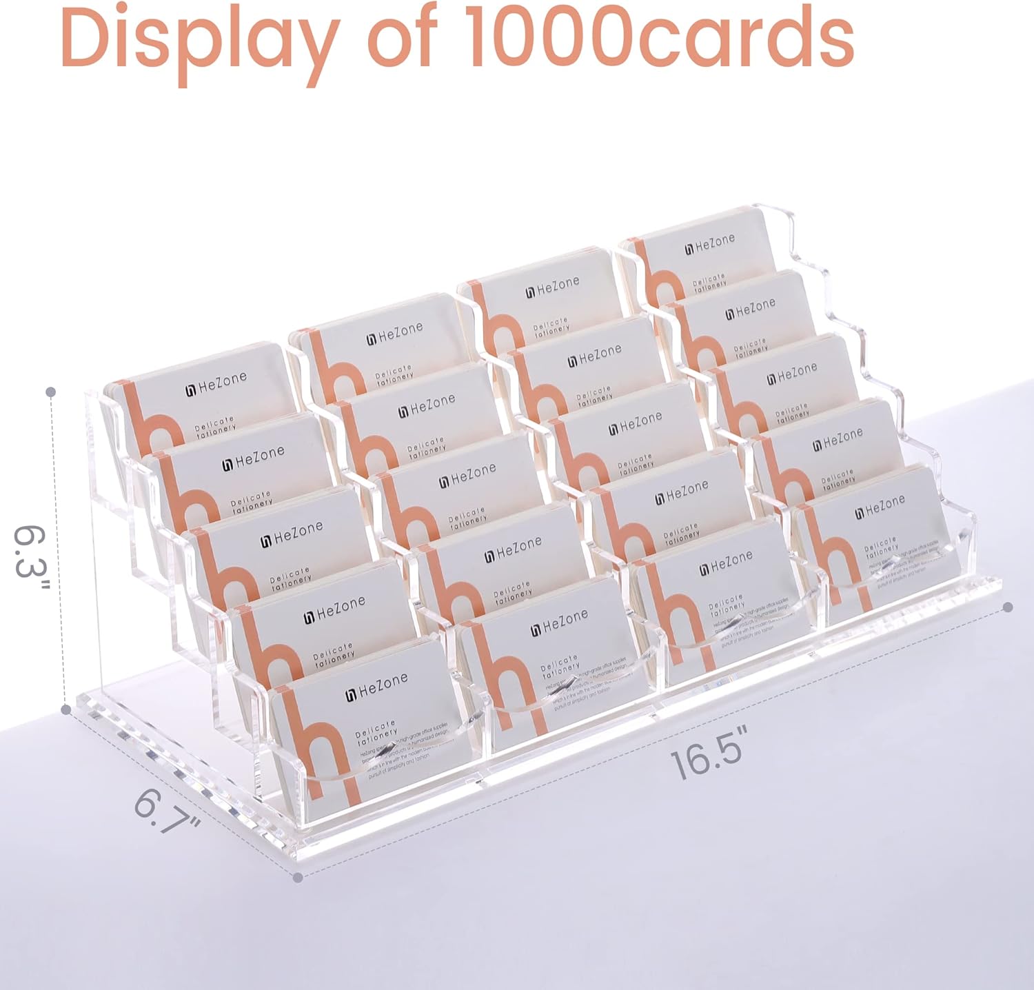 Soporte para tarjetas de visita para escritorio, soporte de exhibición de múltiples tarjetas para mujeres y hombres, organizador de tarjetas de