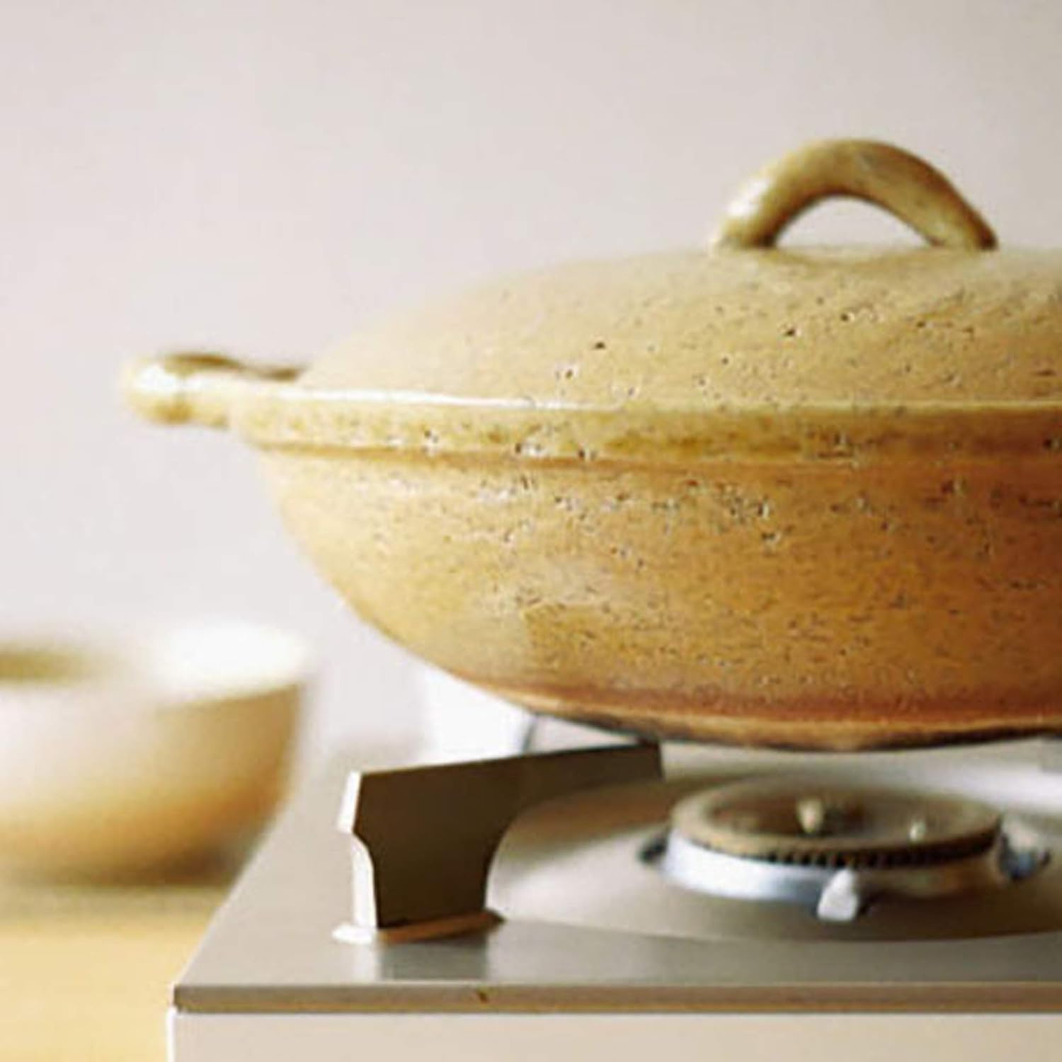 Olla japonesa Donabe Cocer Cocer, para 2-3 personas, 1500cc, color blanco