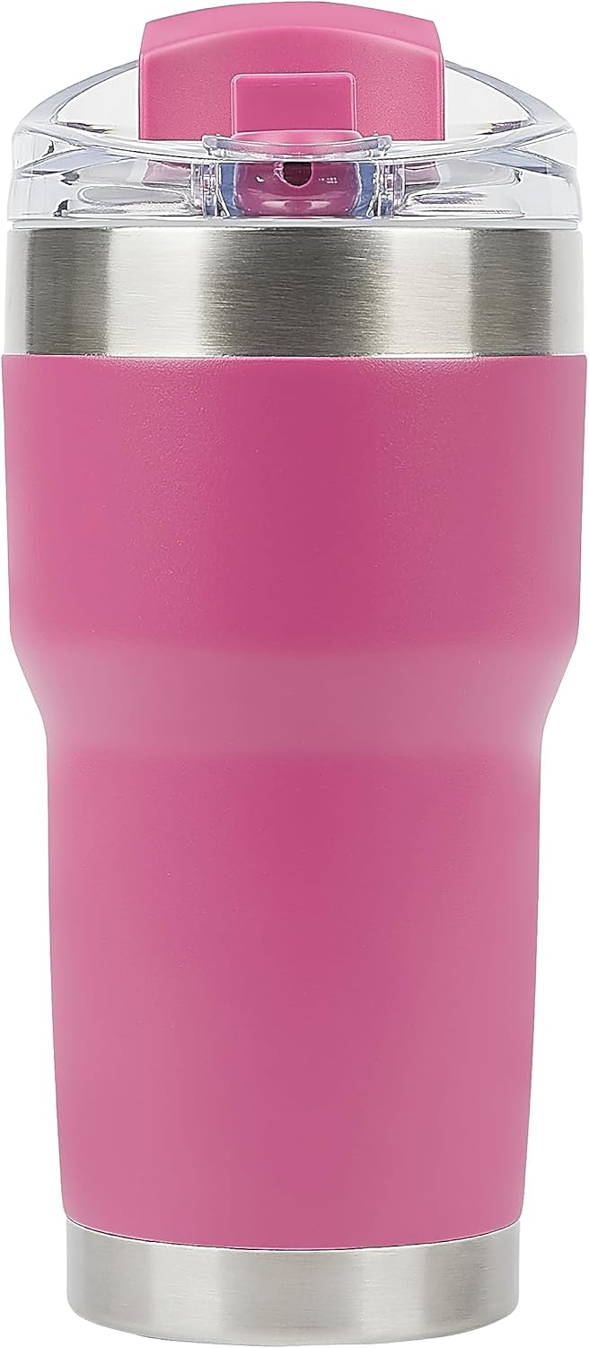 Pelican Hydration Pelican Traveler – Vaso aislado al vacío de 22 onzas, de acero inoxidable, doble pared, con tapa doble, taza de café aislada con