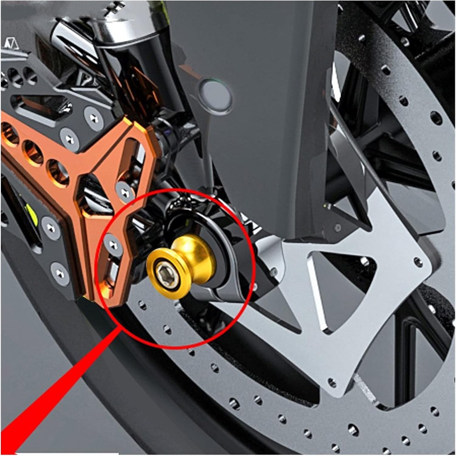 motocicleta CNC trasero cicloide eje deslizante trasero brazo oscilante asiento tornillo adecuado para BMW F650GS F 650 GS 2000-2005 2001 2002 2003
