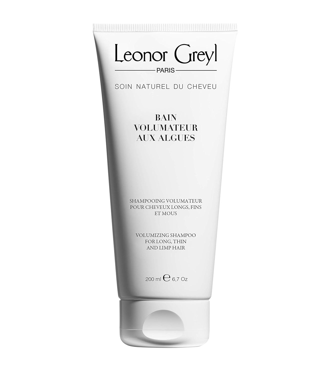 Leonor Greyl Paris – Bain Volumateur Aux Algues – Champú voluminizador para cabello largo y fino – Champú vegano natural para volumen capilar (6.7