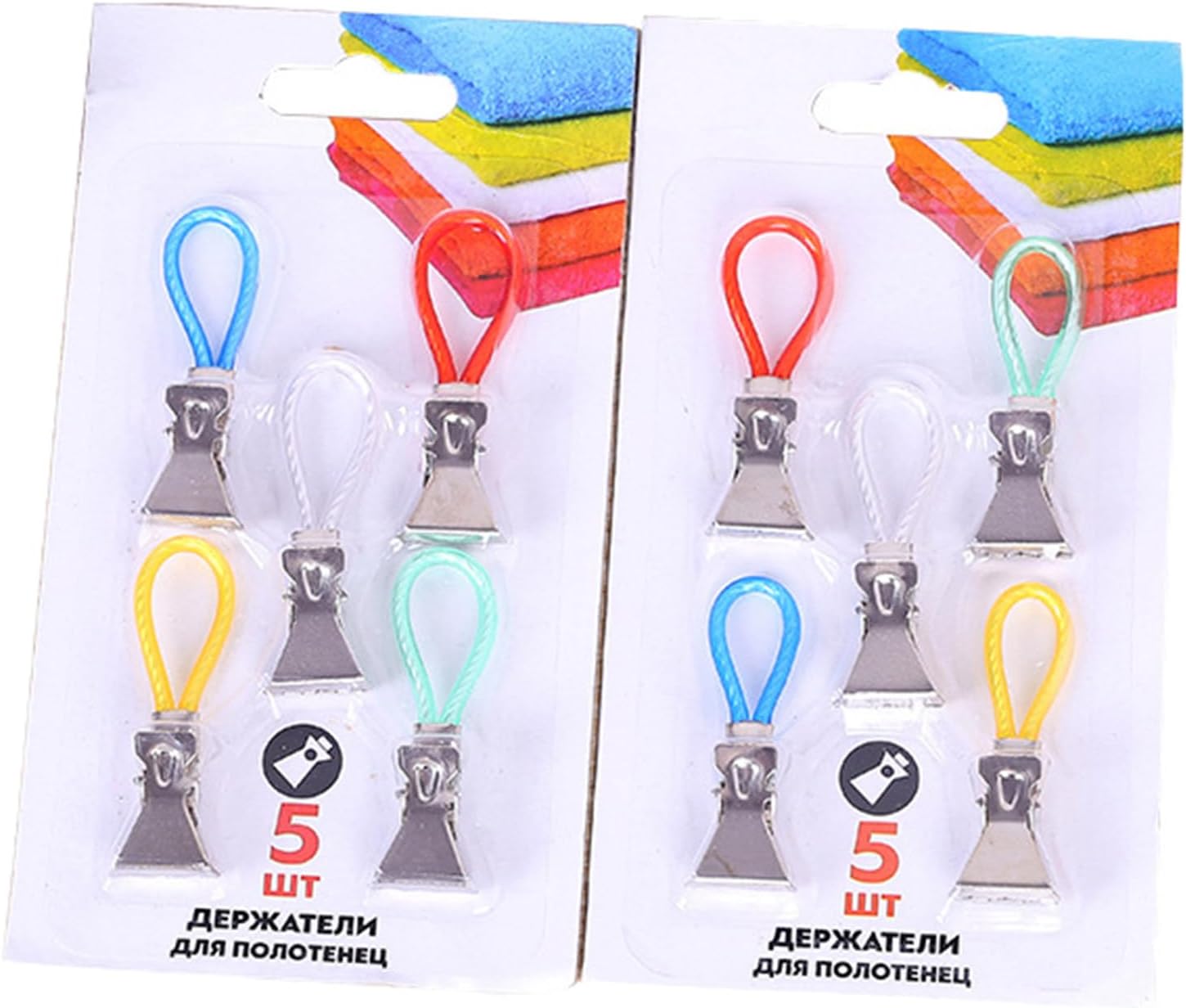 5 clips de acero inoxidable para el hogar, pinzas de gancho simples para ropa, calcetines, abrazaderas para toallas, clips para colgar, clips de
