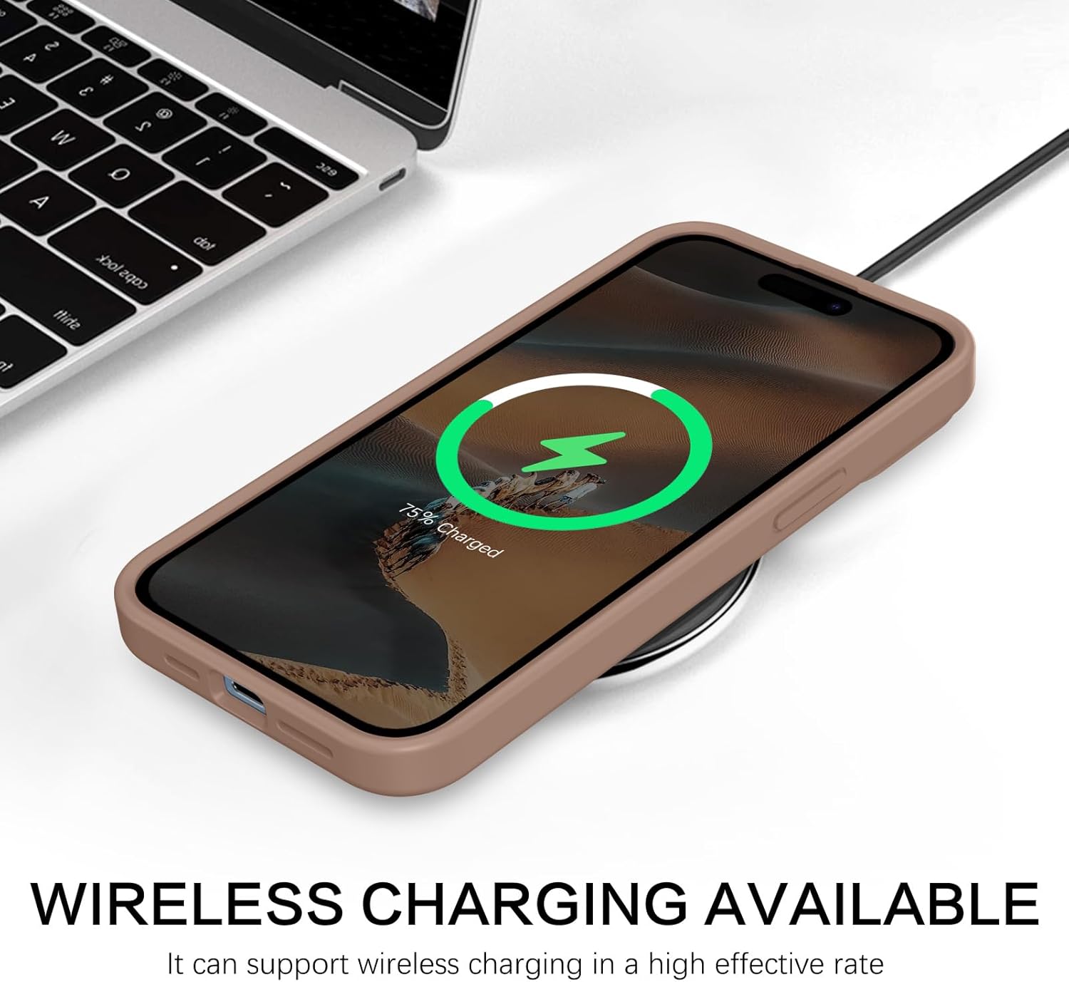 BENTOBEN Funda de teléfono compatible con iPhone 15 Pro Max de 6.7 pulgadas, diseño de corazón lindo de silicona, goma de gel suave, a prueba de