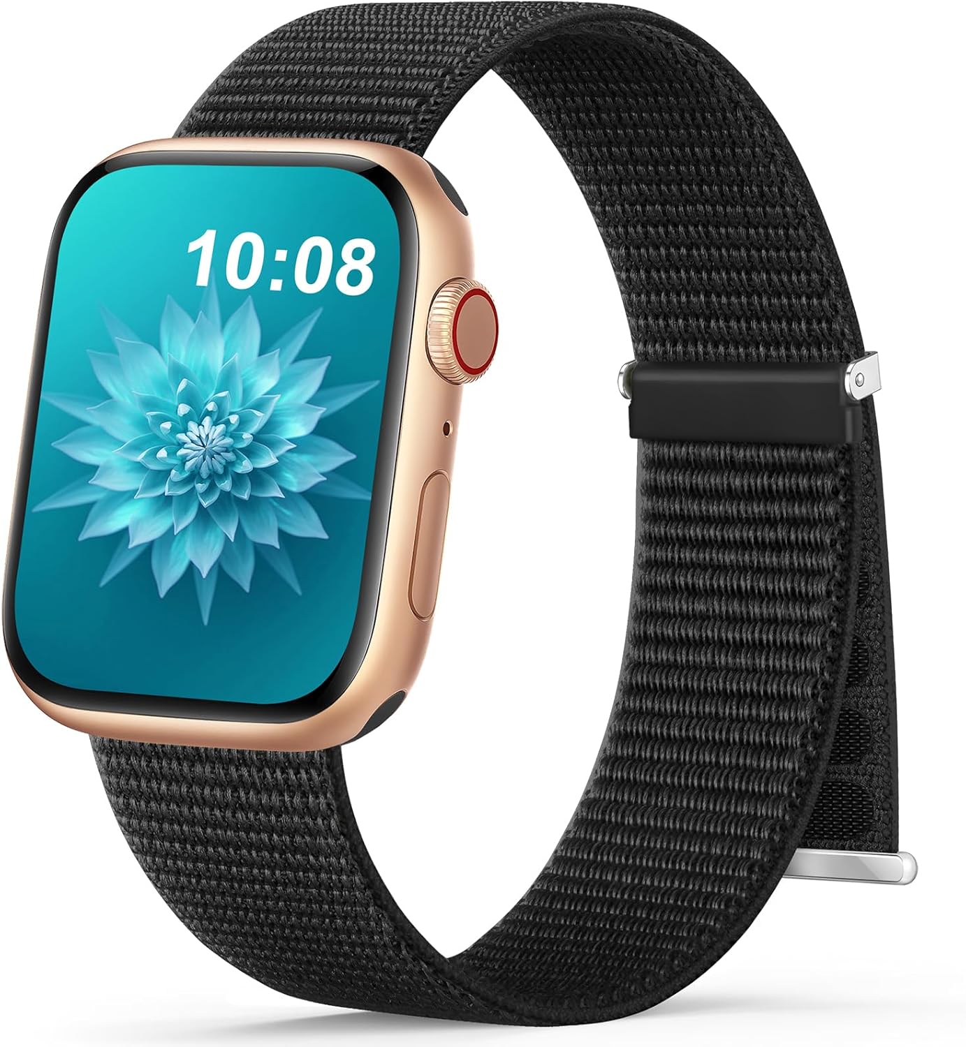 OHOTLOVE Correa de nailon compatible con Apple Watch Band de 1.496 pulgadas, 1.575 pulgadas, 1.614 pulgadas, 1.654 pulgadas, 1.732 pulgadas, 1.772