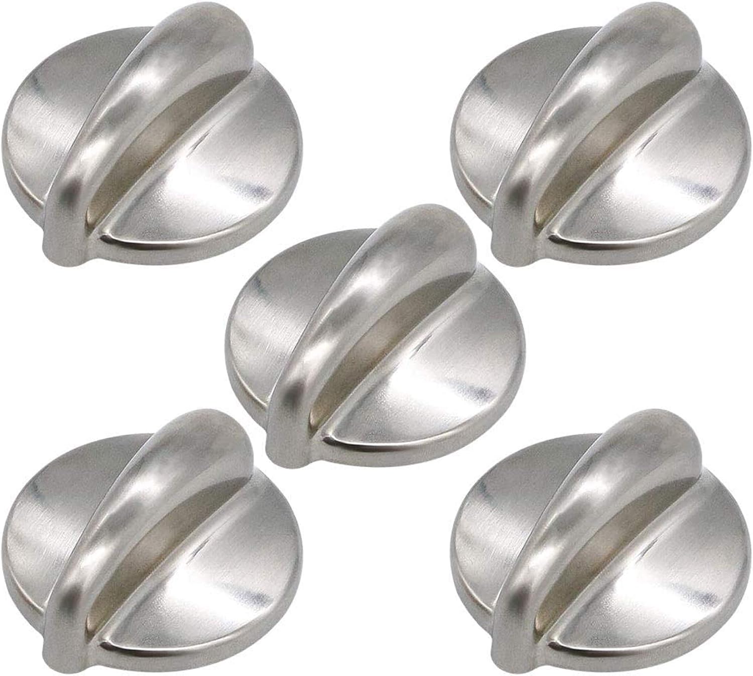 Pomo de control de quemador WB03K10303 mejorado de metal de cuerpo completo para quemador de superficie de estufa, compatible con perilla de control