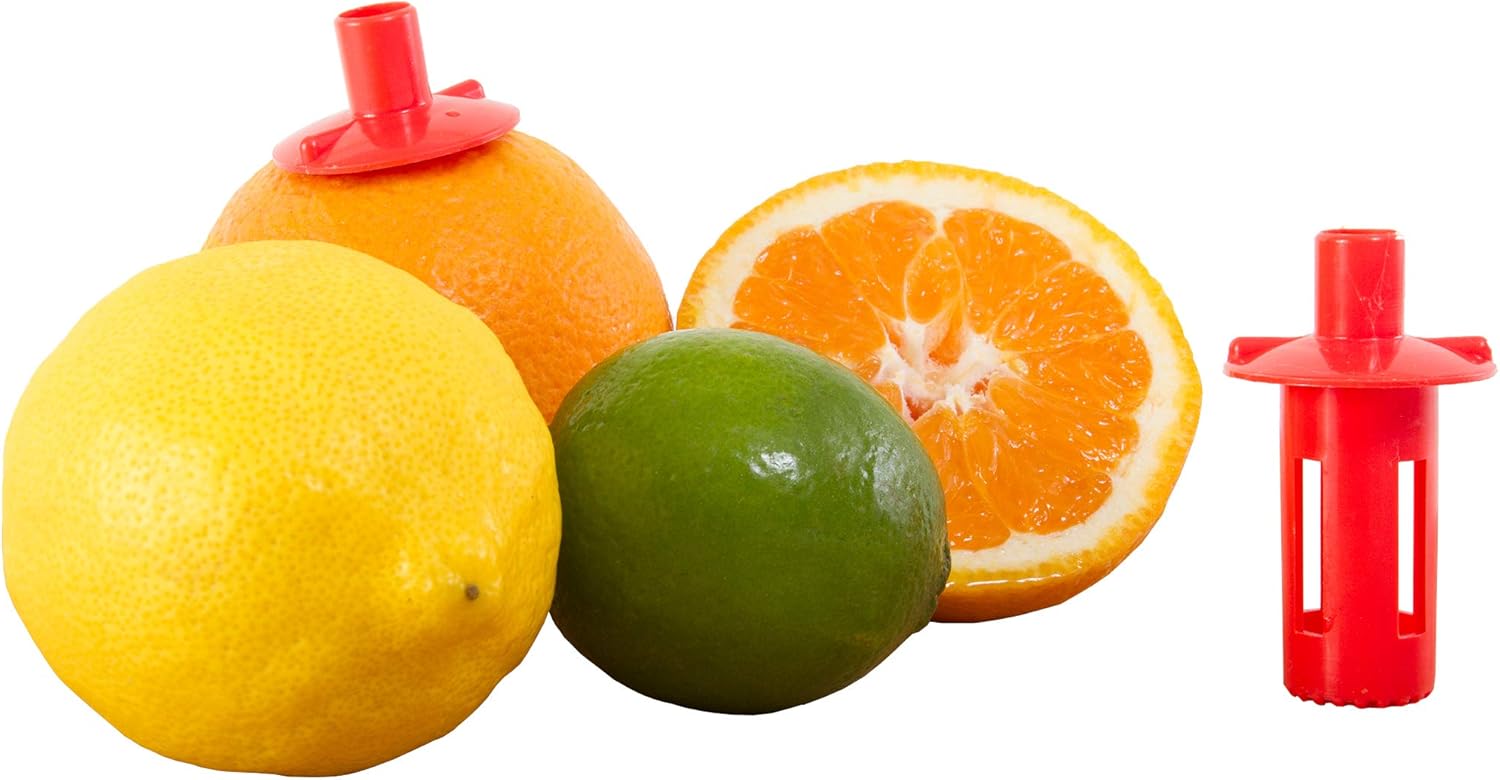Kitchen + Home Citrus Tap – Exprimidor portátil de limón y lima, boquilla de cítricos de naranja y descorazonador de jalapeño, paquete de 3