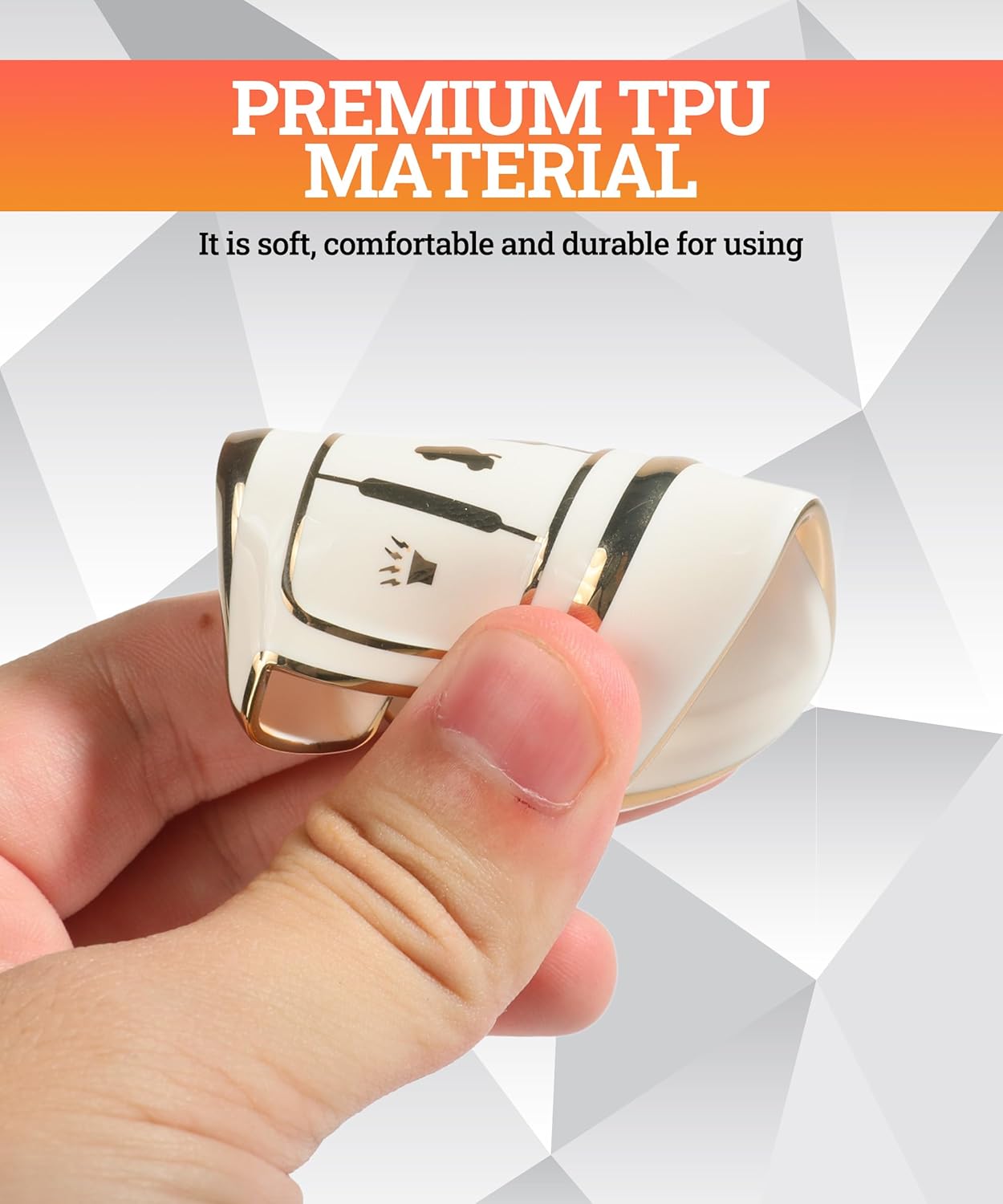 Funda para llavero, carcasa de TPU suave, accesorios de automóvil con llavero, funda para llave de automóvil, protección para llave de automóvil,