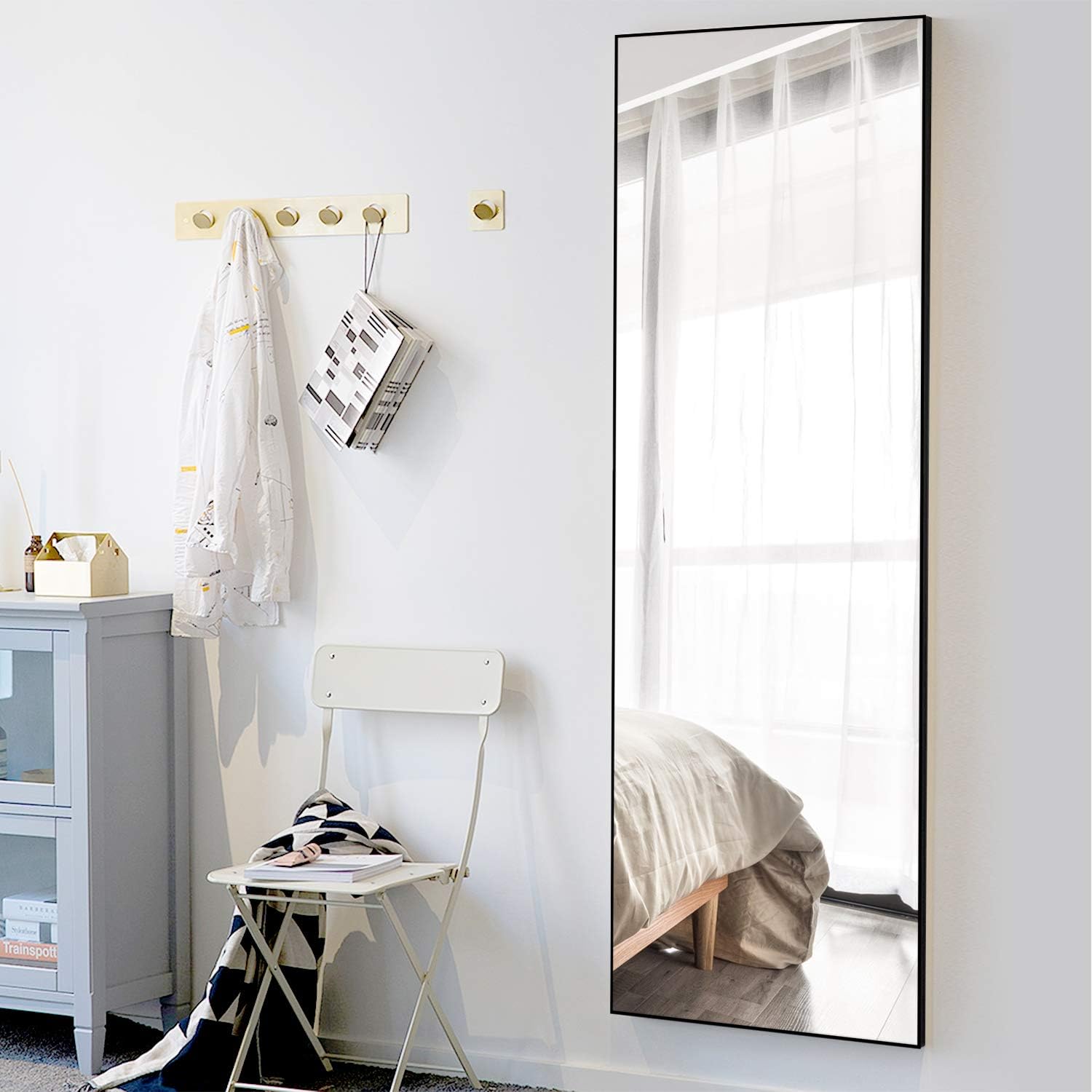 AMZVD1013AAF AMZVD1013AAF – Espejo de cuerpo completo para decoración de pared, espejo de tocador, baño, dormitorio, sala de estar, comedor,