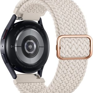 Vancle Correa elástica trenzada compatible con Samsung Galaxy Watch Active 2 Band de 1.575 pulgadas, 1.732 pulgadas, Galaxy Watch Active, correas Vancle Correa elástica trenzada compatible con Samsung Galaxy Watch Active 2 Band de 1.575 pulgadas, 1.732 pulgadas, Galaxy Watch Active, correas