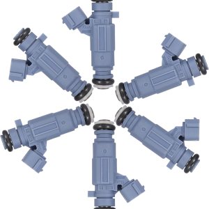 X AUTOHAUX 6pcs 35310-38010 Inyector de combustible emparejado flujo de coche para Kia Sorento 3.5L 2003-2006 para Hyundai Sonata 2.4L 1999-2004 X AUTOHAUX 6pcs 35310-38010 Inyector de combustible emparejado flujo de coche para Kia Sorento 3.5L 2003-2006 para Hyundai Sonata 2.4L 1999-2004