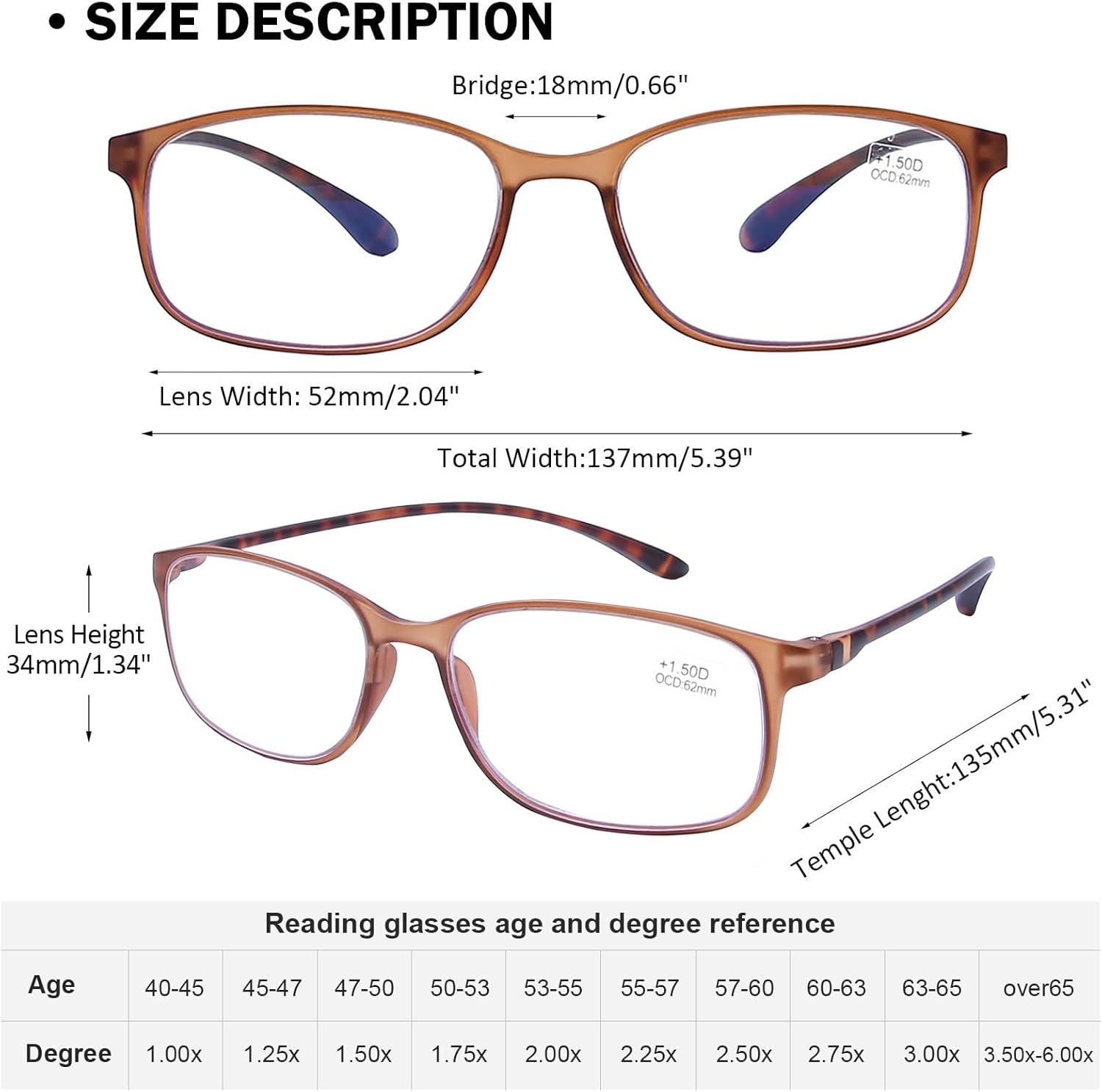 AQWANO. – 4 pares de lentes de lectura para computadora, para bloqueo de luz azul, ligeros, flexibles, TR90, lentes irrompibles para mujeres y