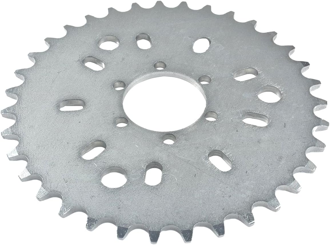 Piñón de rueda de 35 dientes 35T con kit de montaje de piñón trasero de 9 agujeros para bicicleta motorizada de 49cc 50cc 66cc 80cc