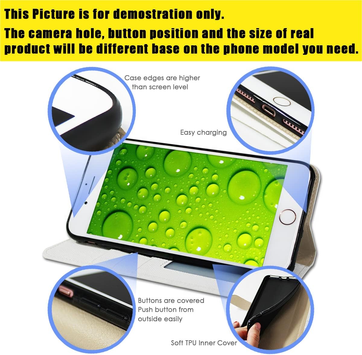 AJOURTEK Funda con tapa para iPhone 13 Pro Max, diseño artístico, estilo cartera, protección de cuerpo completo con flor de fantasía AD003 (#24880