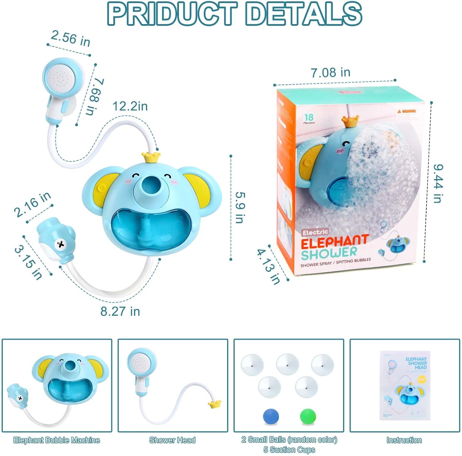 Juguetes de baño, fabricante de burbujas de baño cantante para bebé pequeño, fabricante automático de burbujas para bañera, juguete de baño de