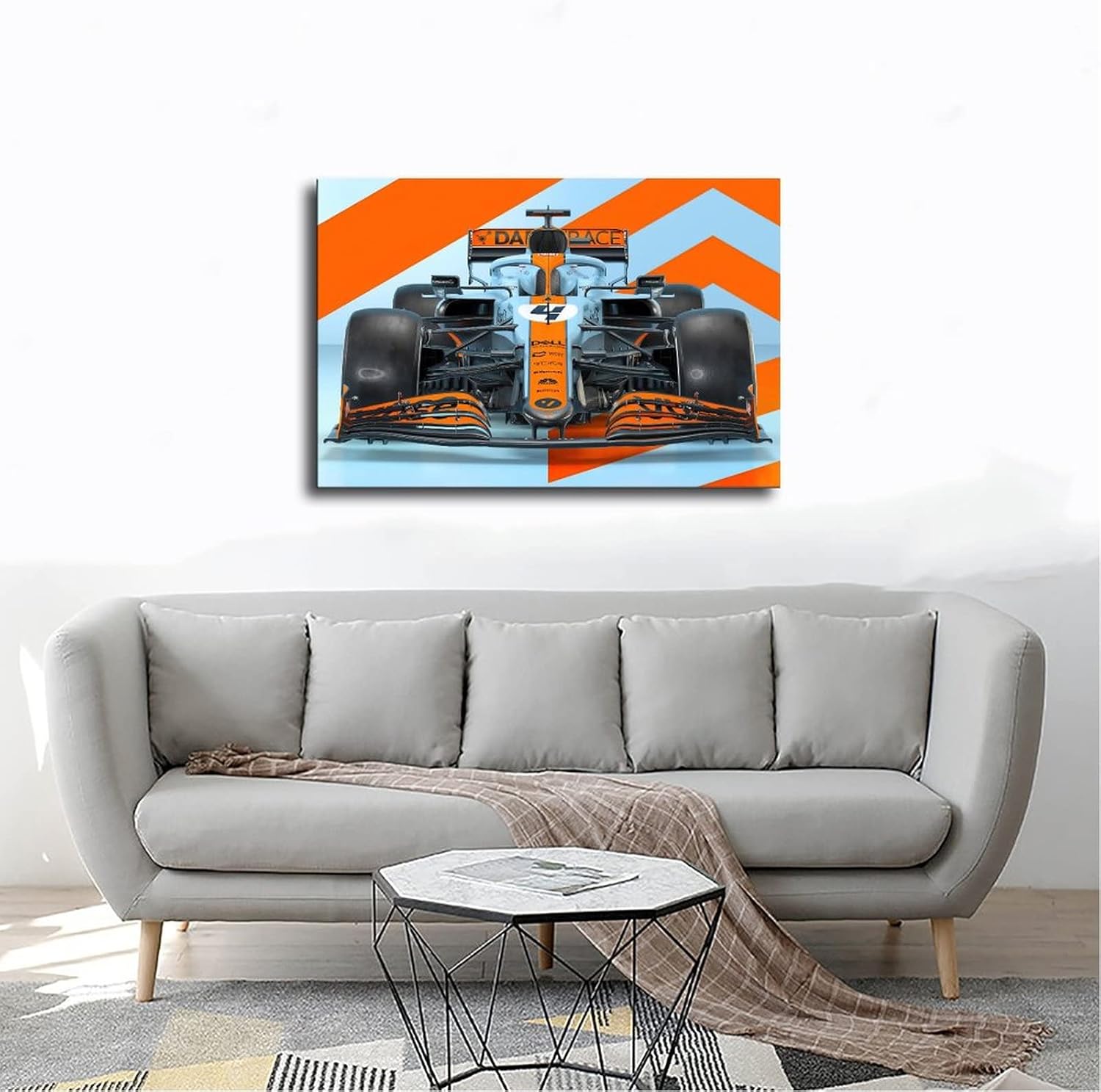 ERWYN Mclaren – Póster formular de una pared F1, pósteres de lona para automóvil, lienzo de pared para habitación de niños, estilo vintage sin