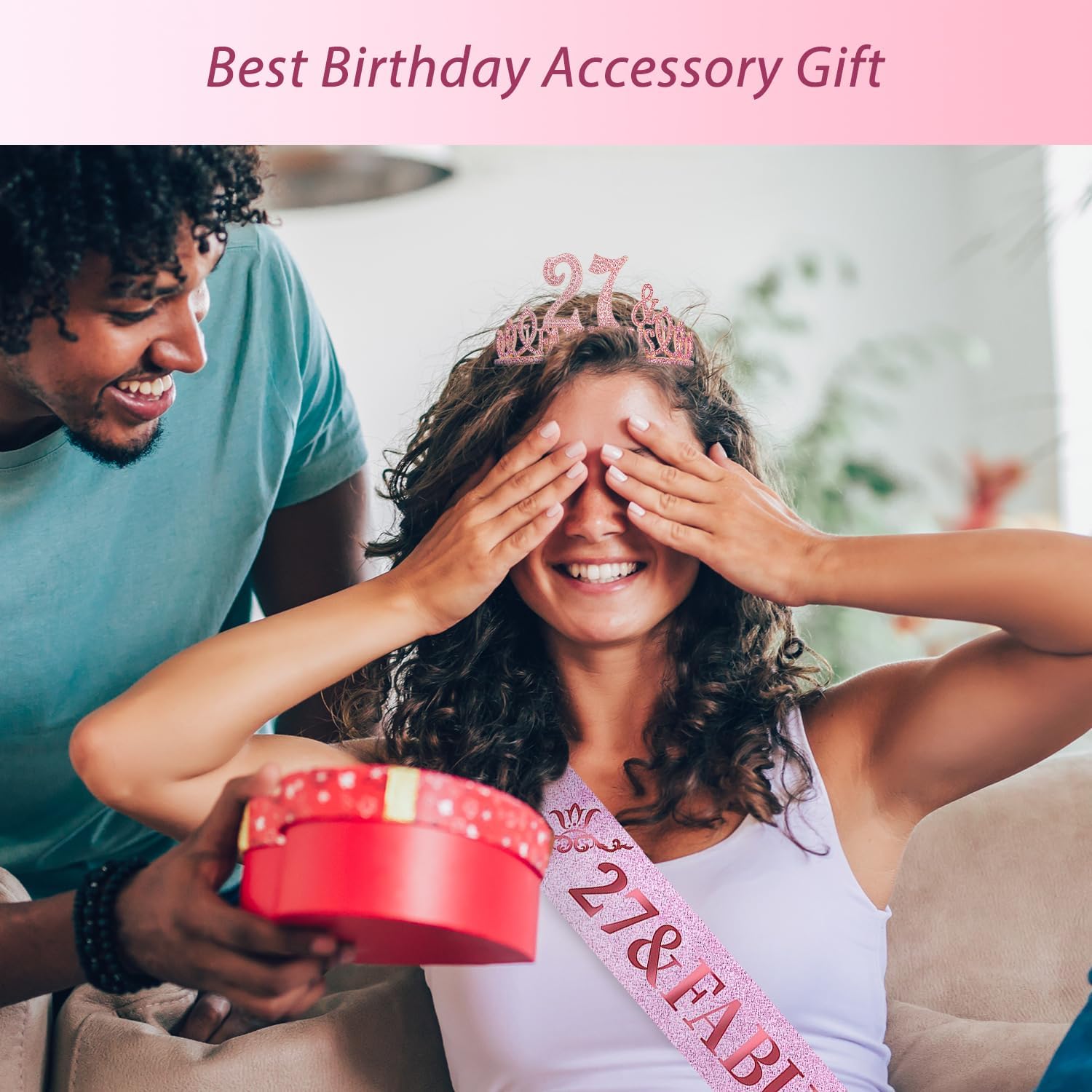 Regalos de cumpleaños número 27 para mujer, Metal
