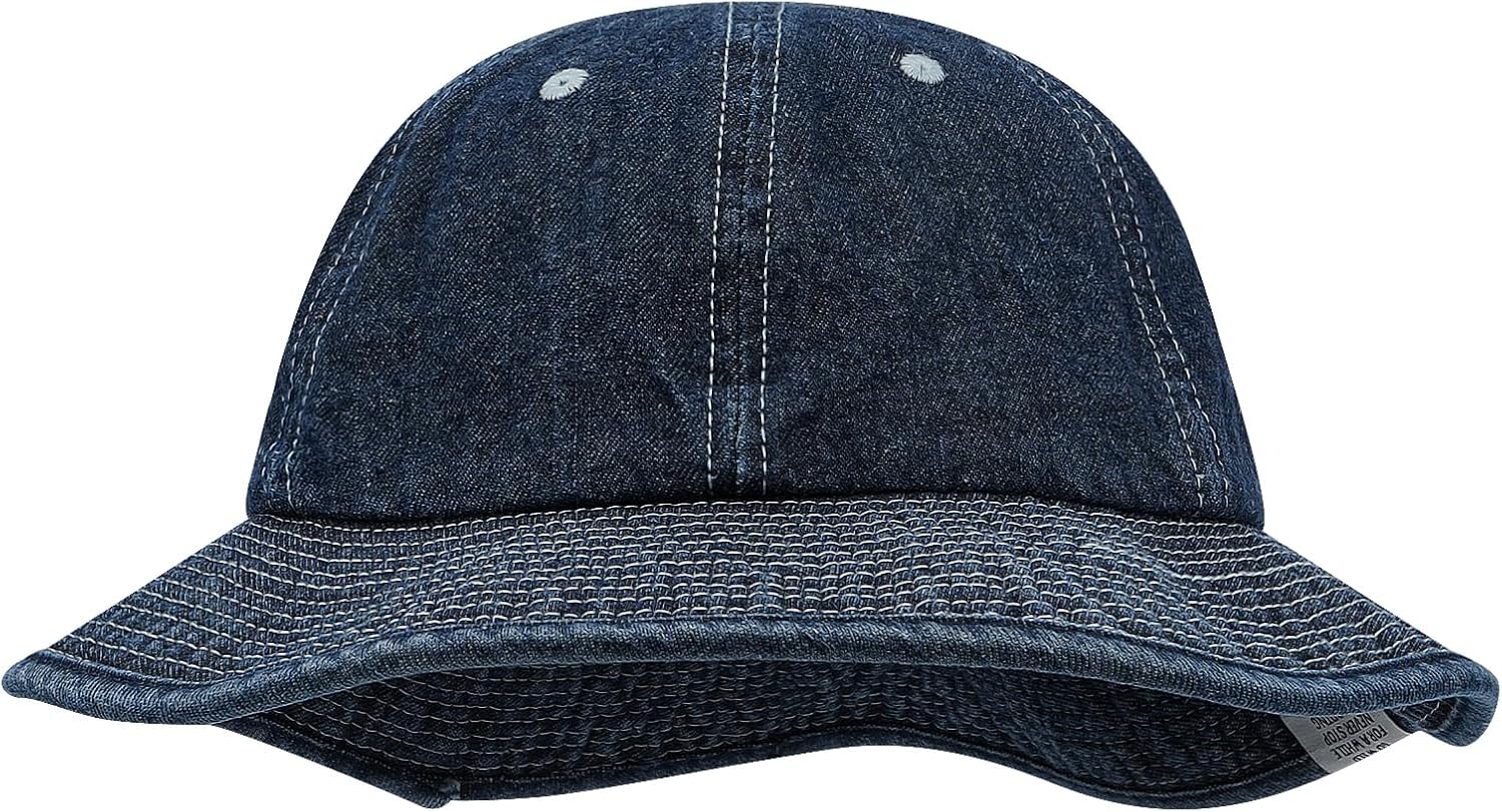 Clakllie Sombreros de pescador de mezclilla lavados, plegable, para exteriores, para viajes, retro, suave, safari, boonie, pesca, caza, gorras